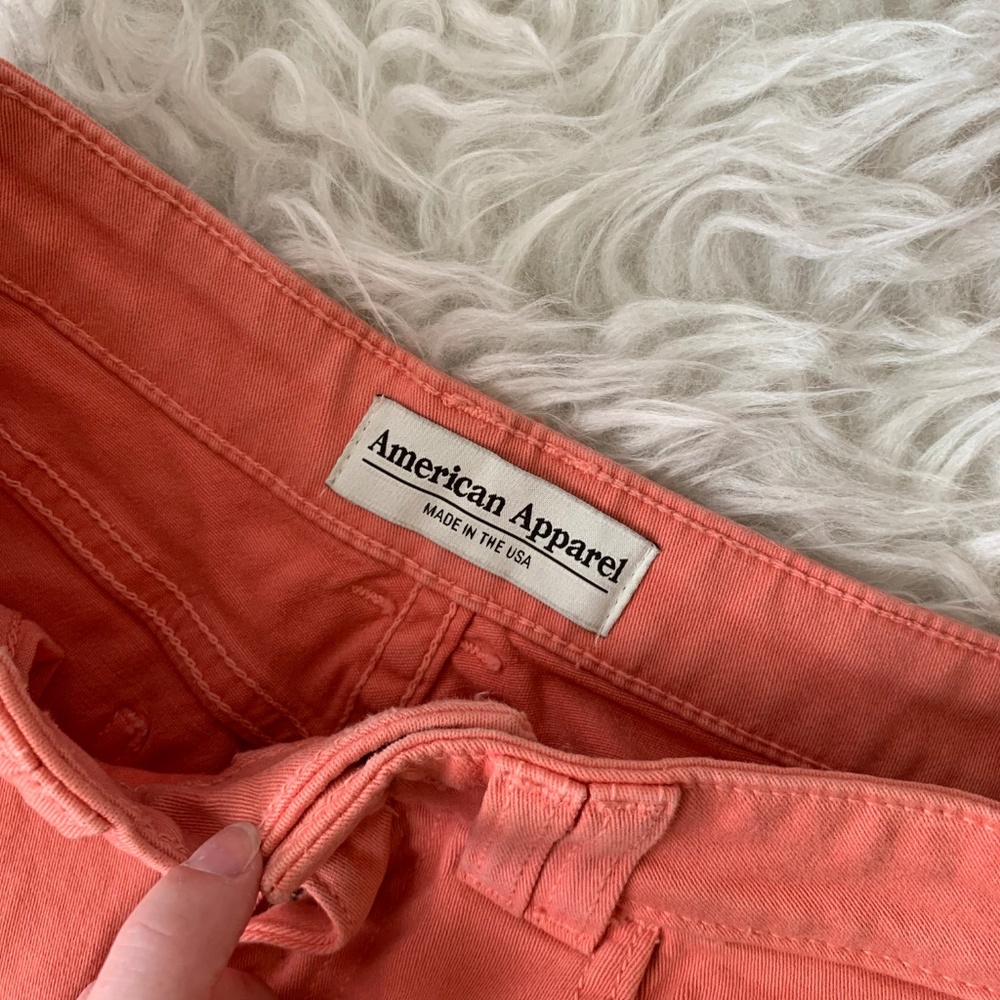 SOLD American Apparel | Stretch High Waist Shorts - Picture 6 of 8